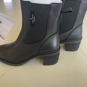 Kate Spade Black Ankle Boots